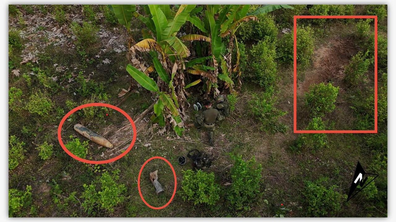 Ministro de defensa de Colombia aclara situación tras hallazgo de bomba de 250 kg en su territorio