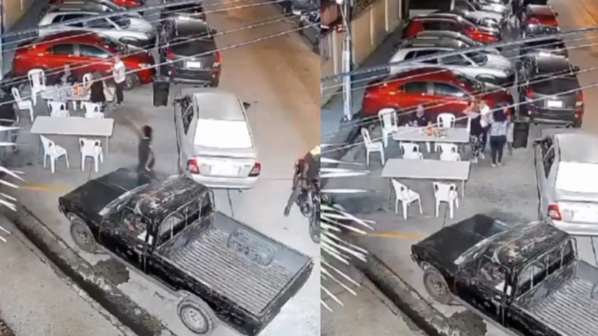 Cámara captó violento asalto a restaurante en Las Acacias, sur de Guayaquil