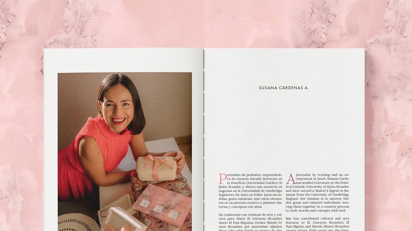 La autora Susana Cárdenas presenta una obra bilingüe que conecta tradición, sostenibilidad y chocolate de origen ecuatoriano.