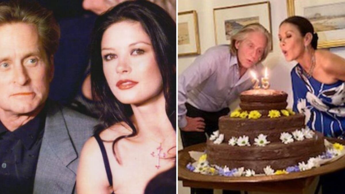 Catherine Zeta Jones y Michael Douglas prueban que para el amor no hay edad