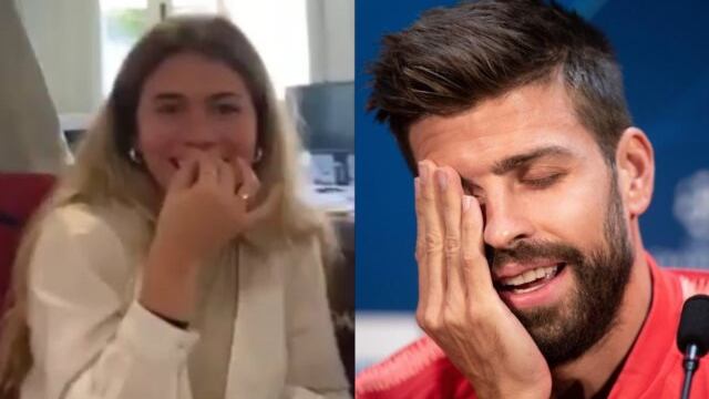 Piqué y Clara Chía