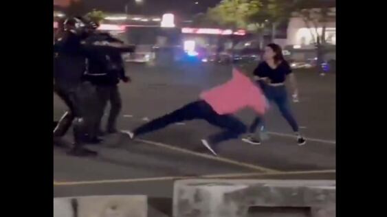 Incidentes entre ciudadanos y miembros de la Policía Nacional