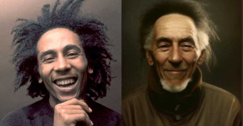 Así es el ey del reggae si estuviera vivo todavía gracias a la IA.