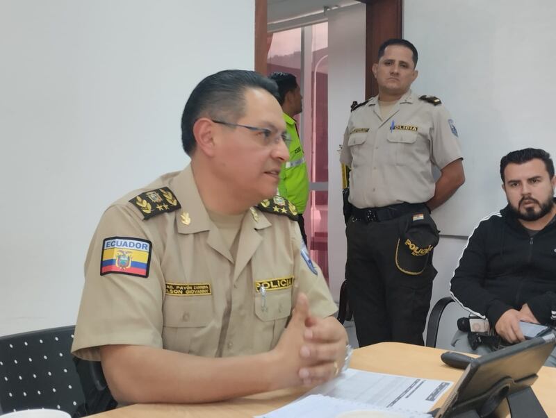 General Wilson Pavón, comandante del Distrito Metropolitano de Quito.