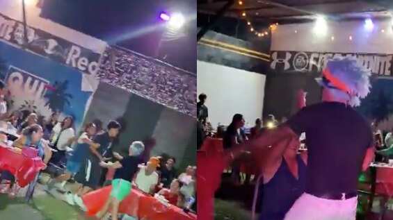 Un hombre cegado por los celos intentó apuñalar a un payaso que realizaba un baile a su esposa en una fiesta