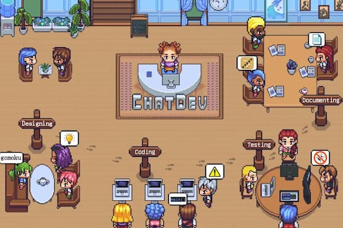 ChatDev, la novedosa empresa en la que todos los empleados son IA y que terminan sus proyectos en siete minutos