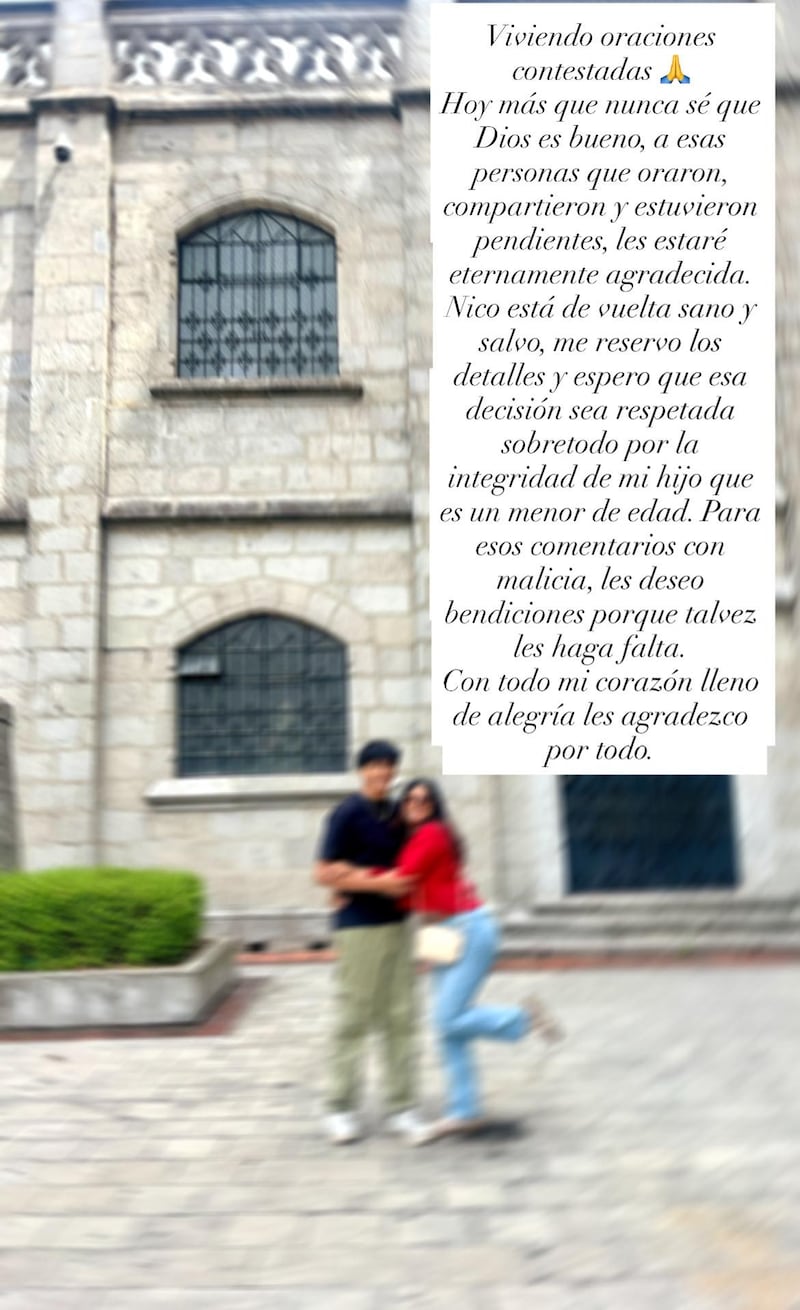 Madre de Yeray Nicolás Quishpe agradece y pide respeto por su hijo