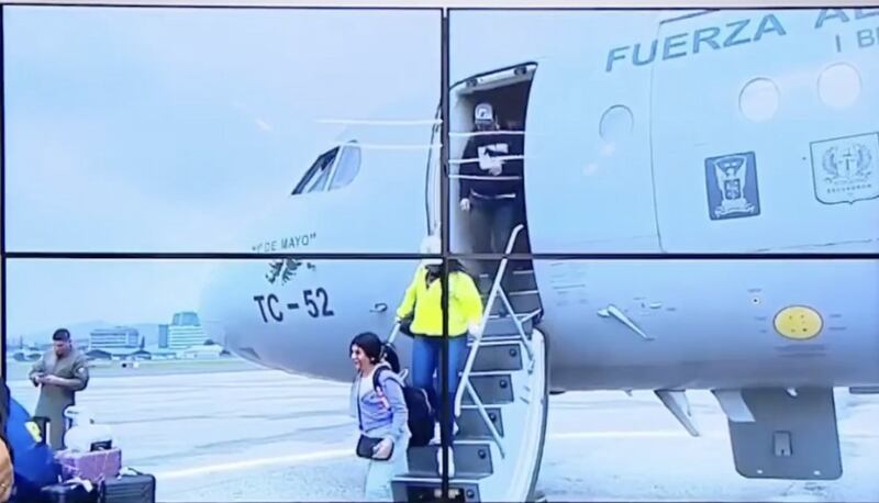 Llegada de familiares de alias Fito a Ecuador