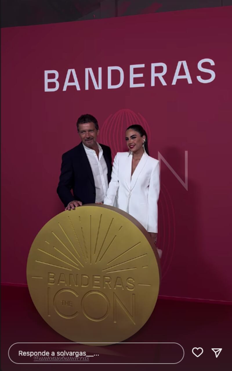 Una exparticipante de MasterChef Ecuador se encontró con Antonio Banderas y esto pasó