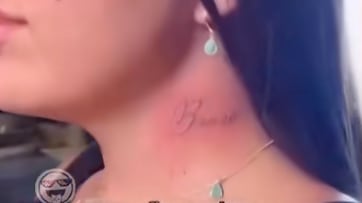 Mujer se tatuó el nombre de su novio pero el estaba casado