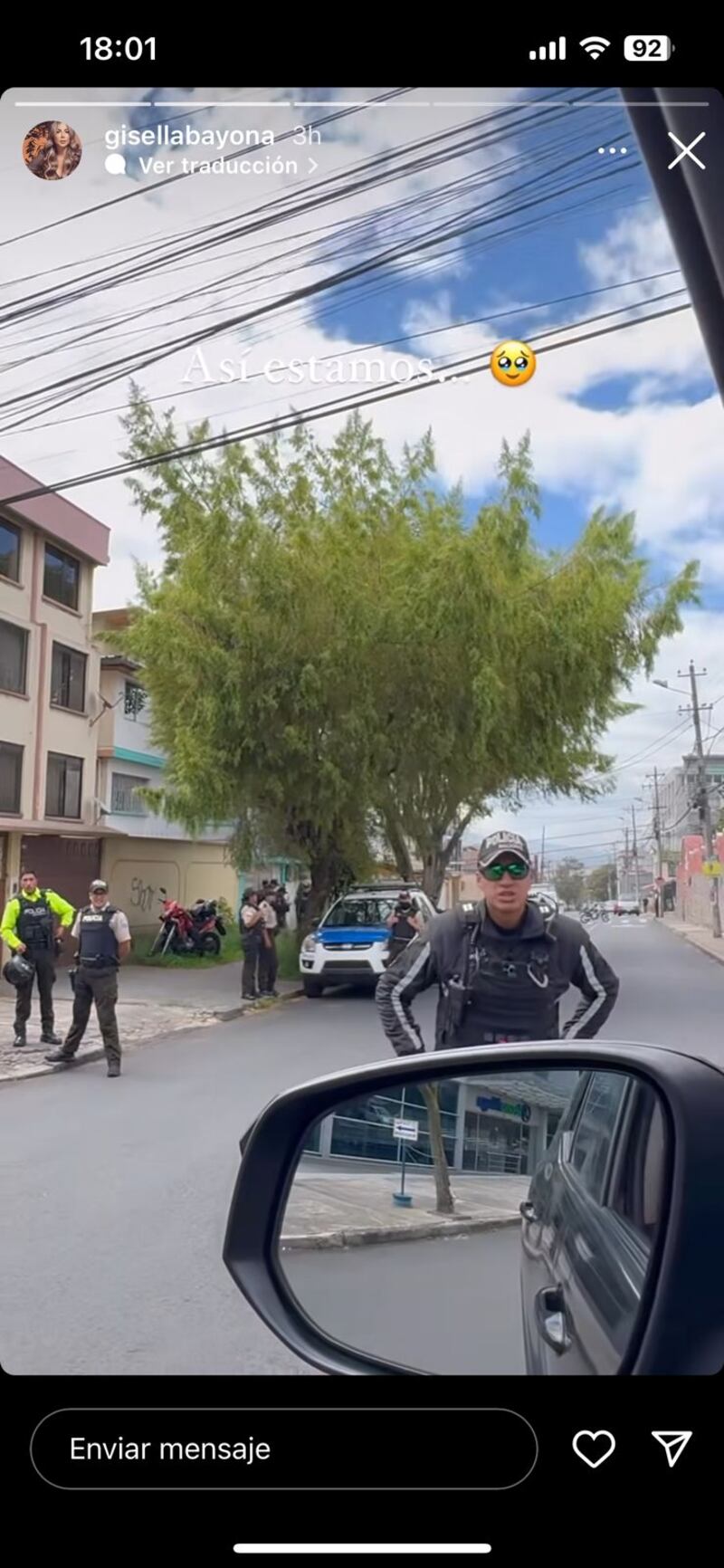 Gisella Bayona muestra cómo trabajan en TC Televisión tras atentado en Guayaquil