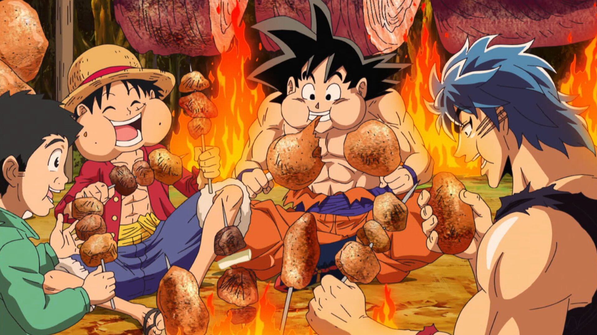 Toriko x One Piece x Dragon Ball Z Super Crossover Special