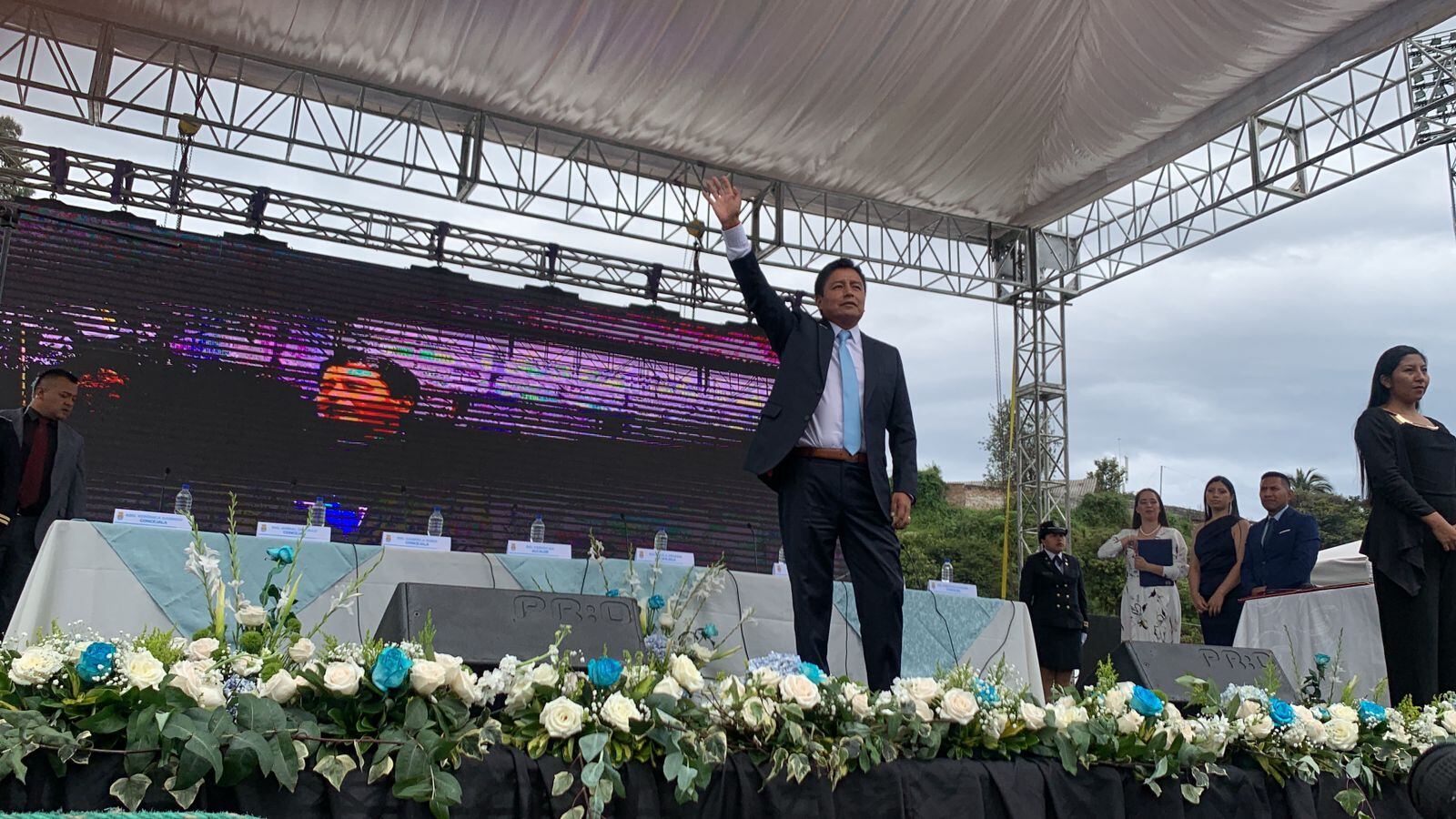 Fabián Iza se posesionó como alcalde de Rumiñahui