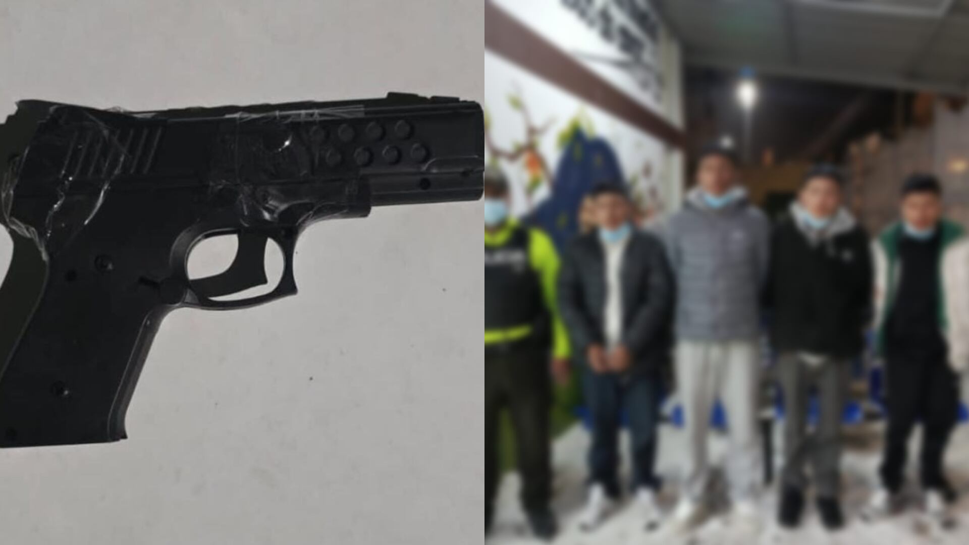 Sujetos asaltaron con un arma de juguete en el sur de Quito