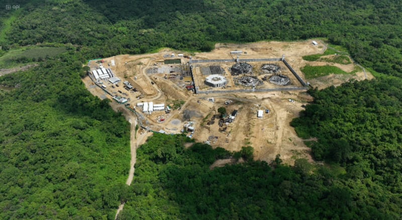 Fotos: así luce la construcción de la nueva cárcel del “Encuentro” en Santa Elena