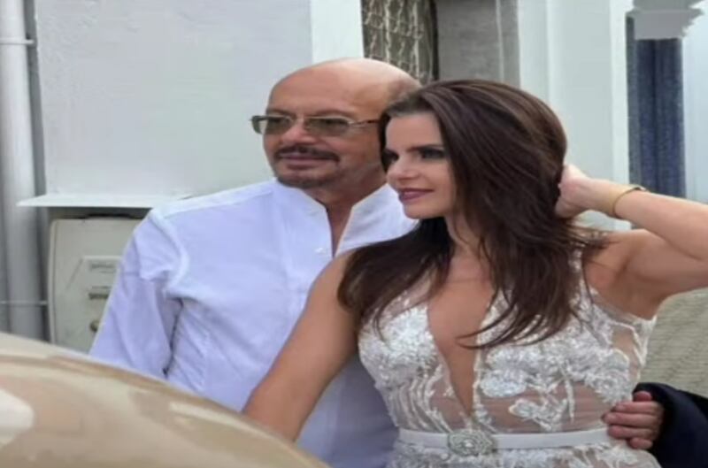 Macarena Valarezo y Santiago Gangotena