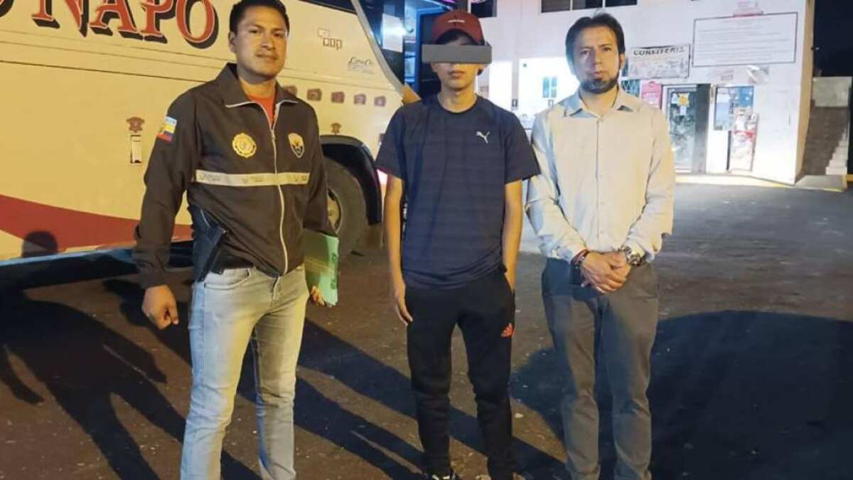 Adolescente Kevin Silva fue localizado en Napo cuando desapareció hace dos días en Quito
