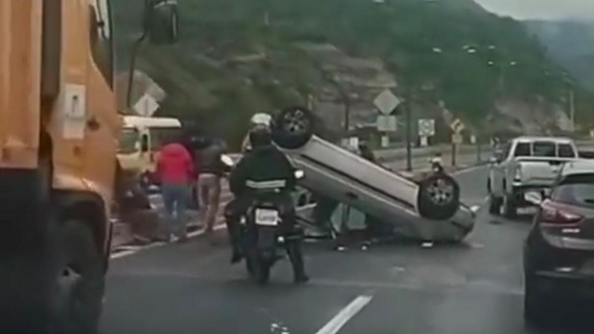 Nuevo accidente en Guayllabamba