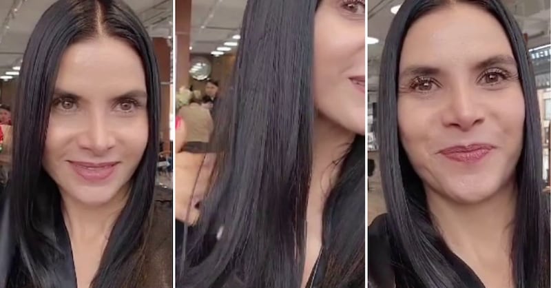 Natalia Ramírez confesó sentirse "rara" por volver al cabello negro