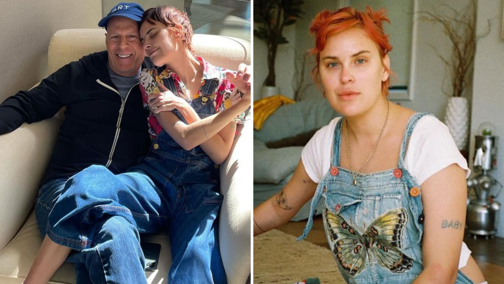 Hija de Bruce Willis preocupa por su peso