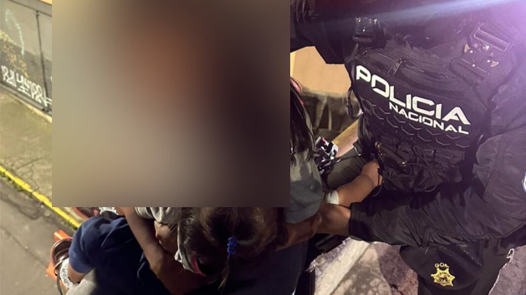 Una mujer con su hija en manos intentó lanzarse de un puente en el centro de Quito