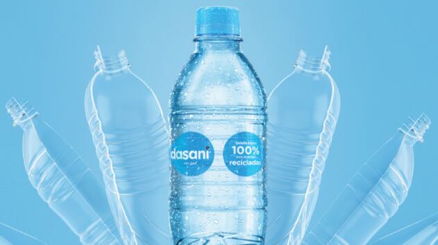 Dasani presenta en Ecuador la primera botella hecha 100% de botellas recicladas
