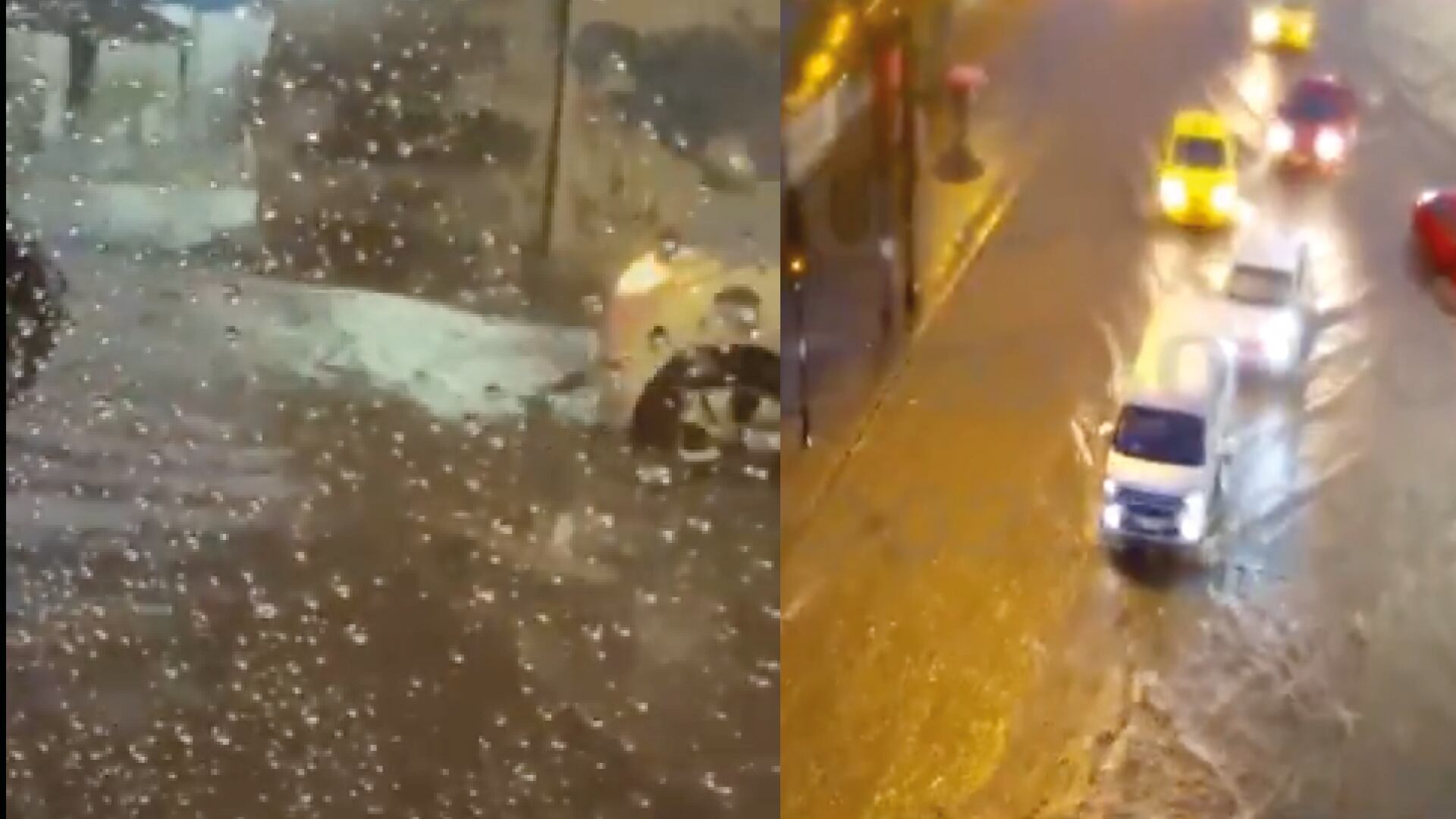 Fuerte lluvia en Quito: Se reporta acumulación de agua en el sector de El Recreo