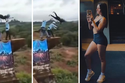 Enfermera reveló que joven que fue lanzada desde un puente en Brasil no murió al instante: Esto le dijo