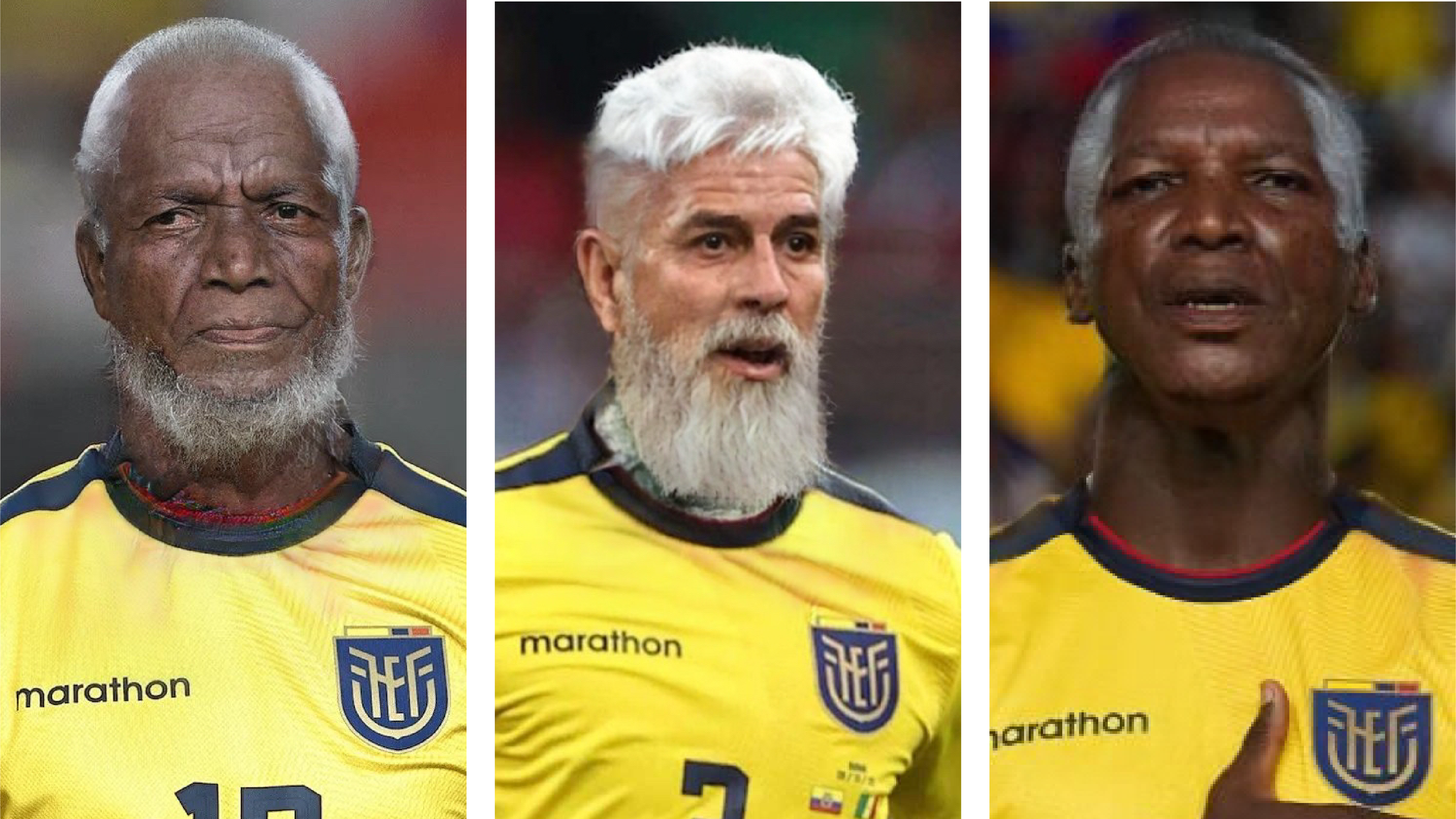 Enner Valencia, Piero Hincapié y Moisés Caicedo de viejos