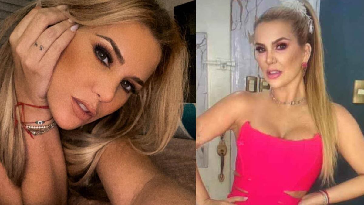 Carolina Jaume con el filtro de TikTok que envejece