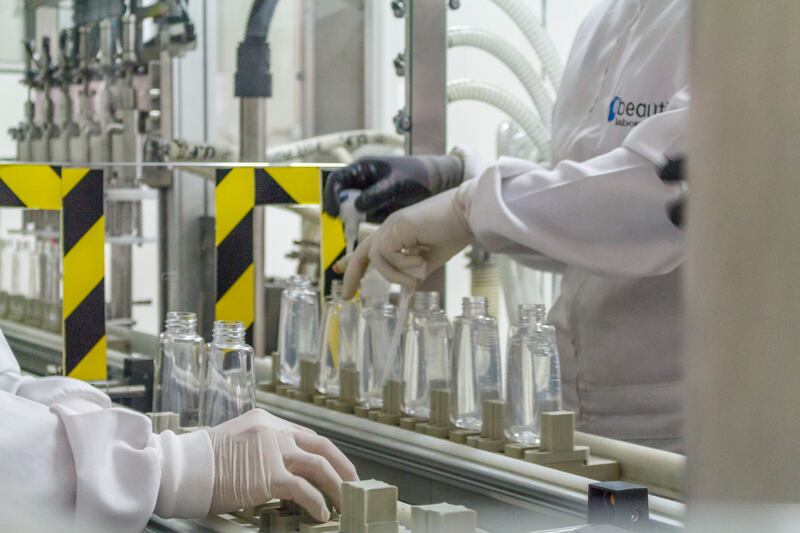 Producción Laboratorios Beautik.