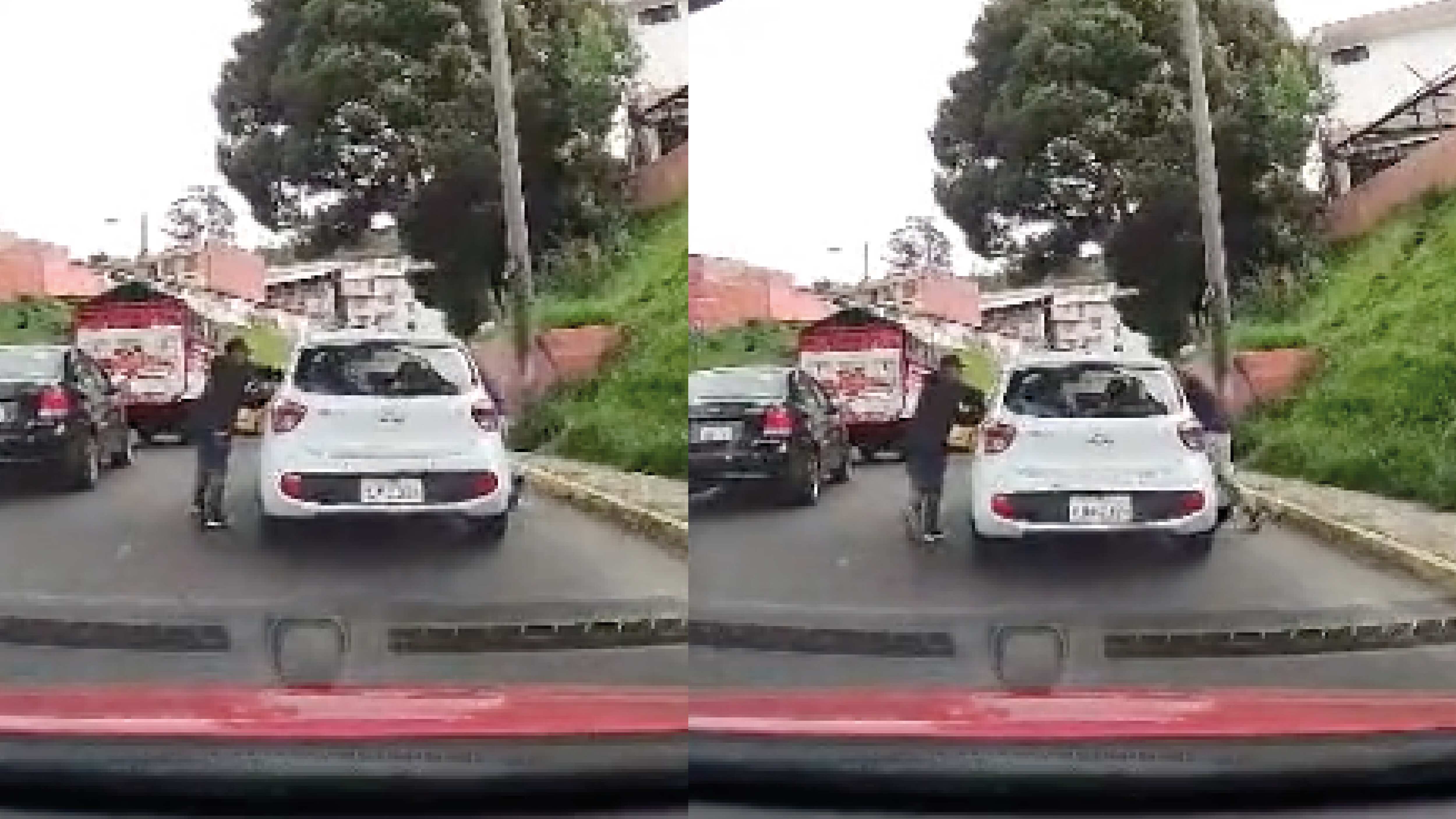 ¡Hasta cuándo la delincuencia! Así roban violentamente en San Roque, sur de Quito