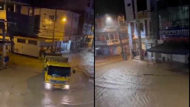 Desbordamiento de río en Balsas