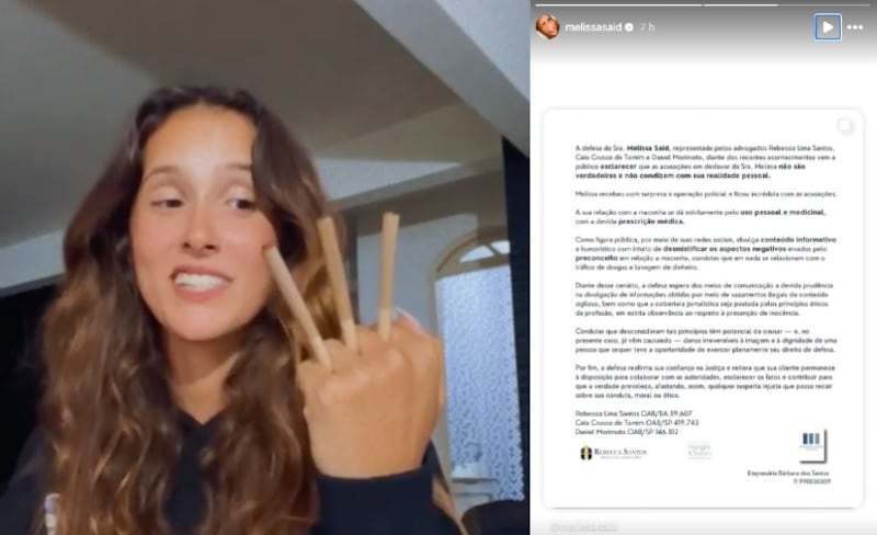 Influencer brasileña Melissa Said