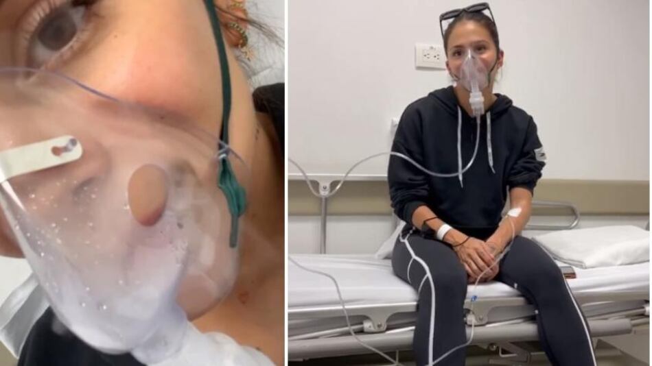 Greeicy Rondón con problemas respiratorios