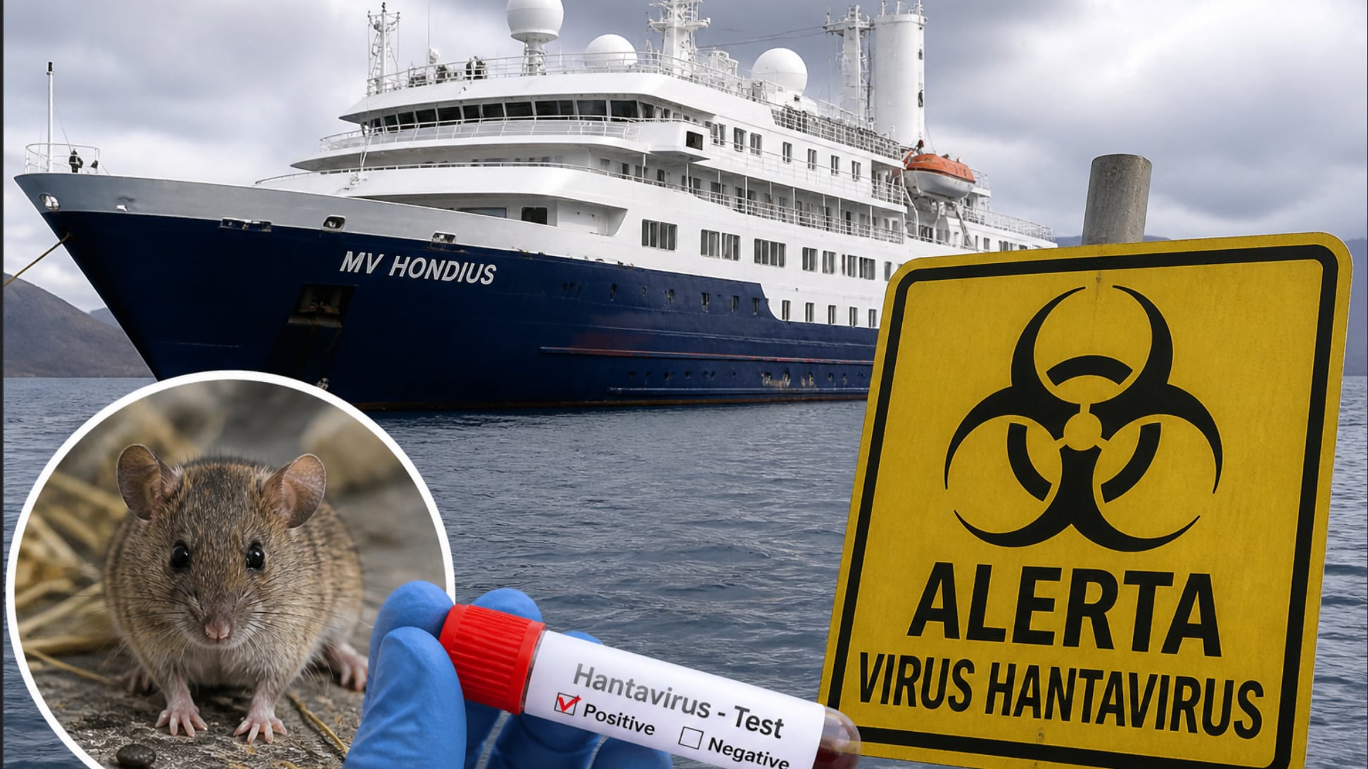 Epidemia de hantavirus en crucero
