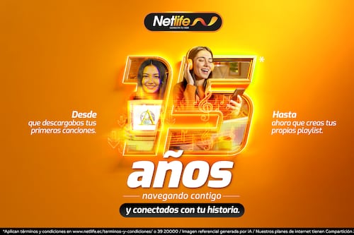 Netlife celebra 15 años revolucionando la conectividad en Ecuador