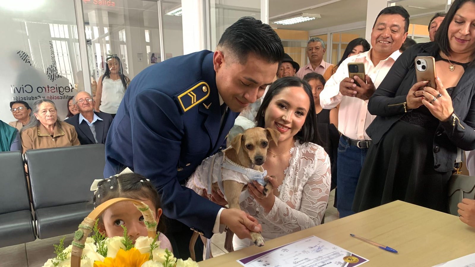 matrimonios civiles con mascotas en Ecuador