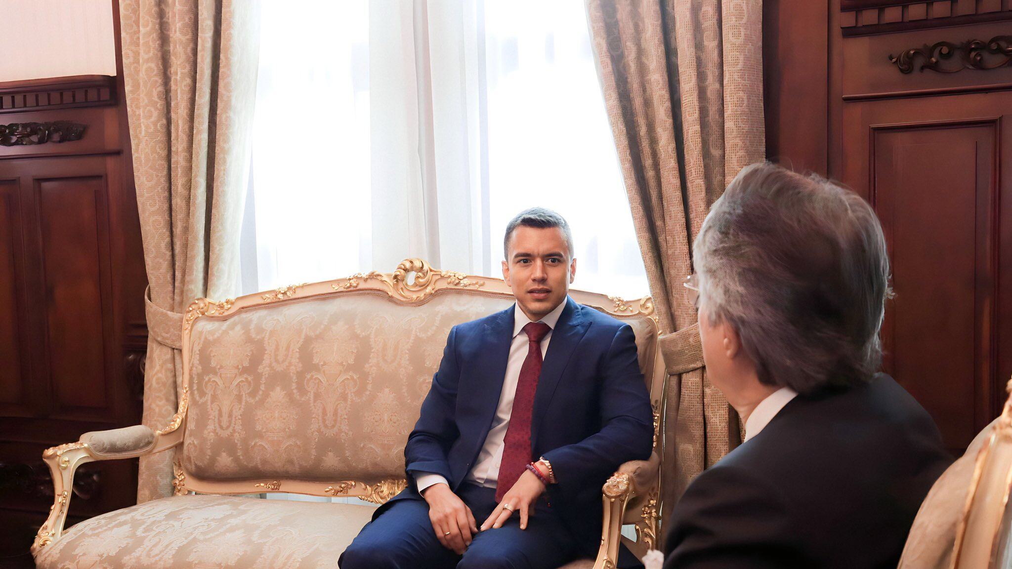 Daniel Noboa y Guillermo Lasso