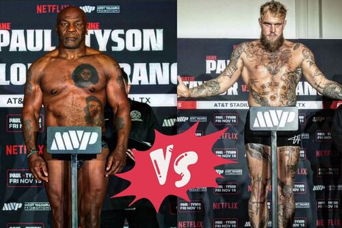 ¿A qué hora pelean Mike Tyson vs Jake Paul y dónde ver la pelea en vivo?
