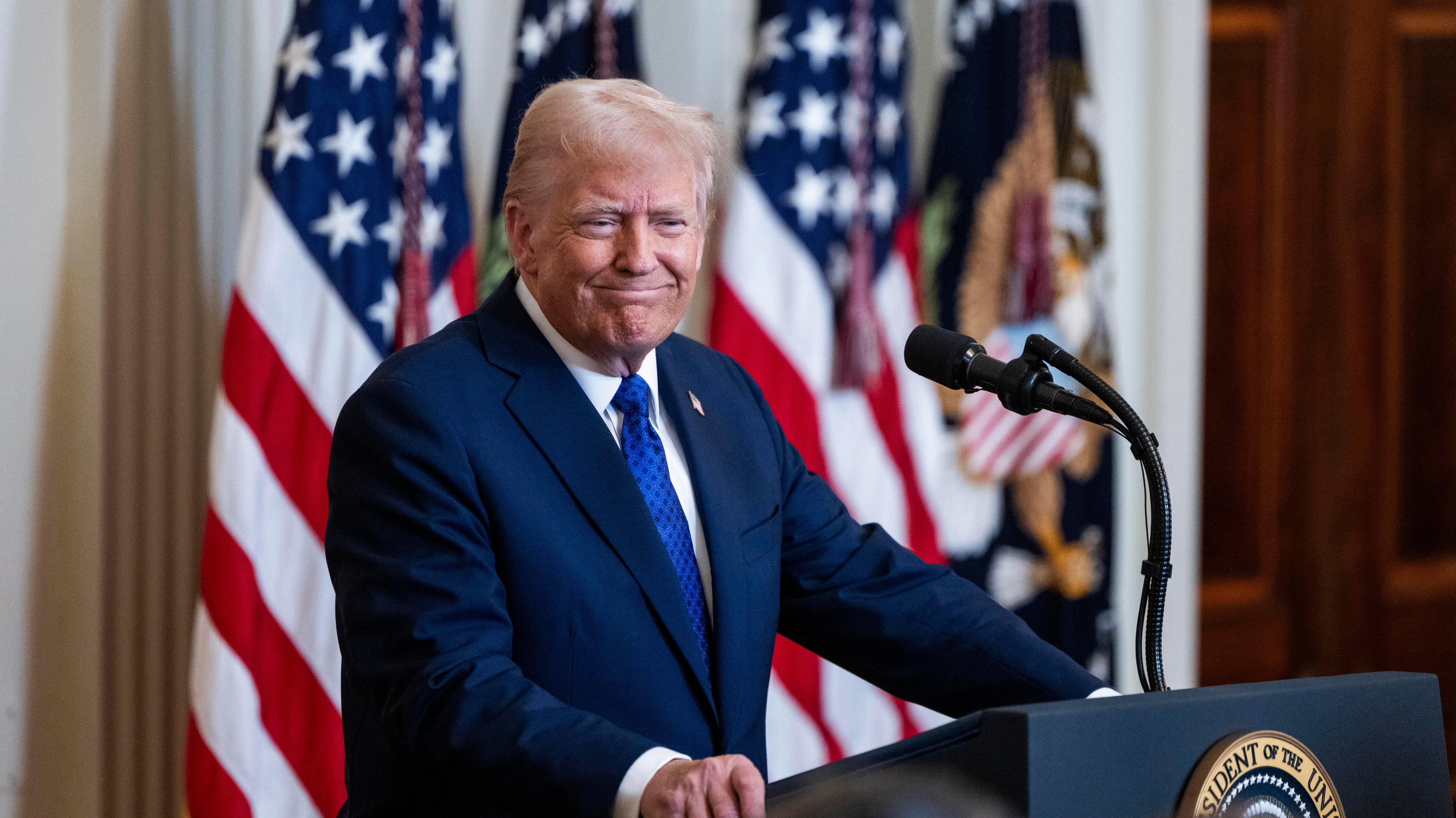 El presidente estadounidense Donald Trump