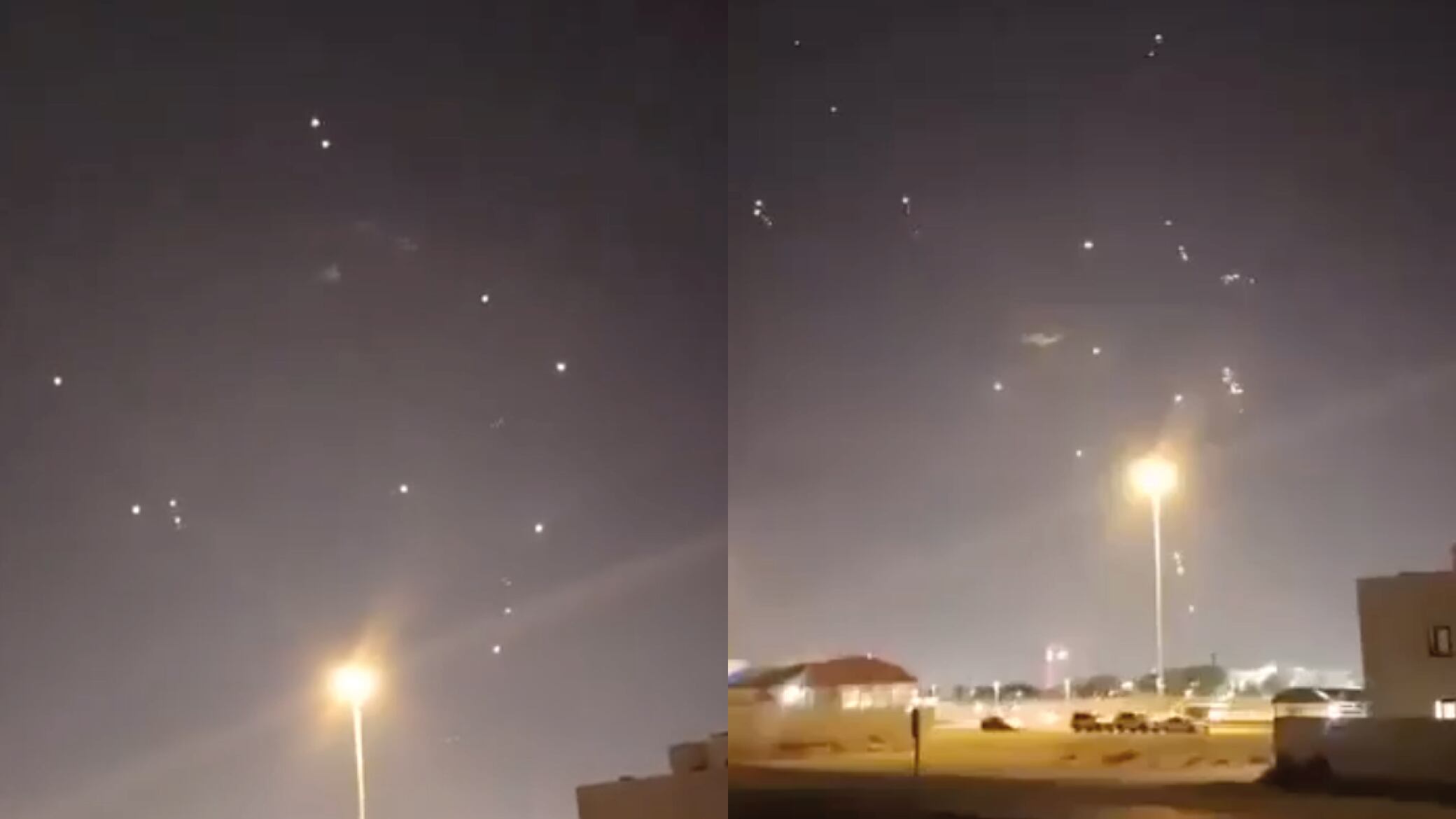 Misiles iraníes hacia la embajada estadounidense en Qatar