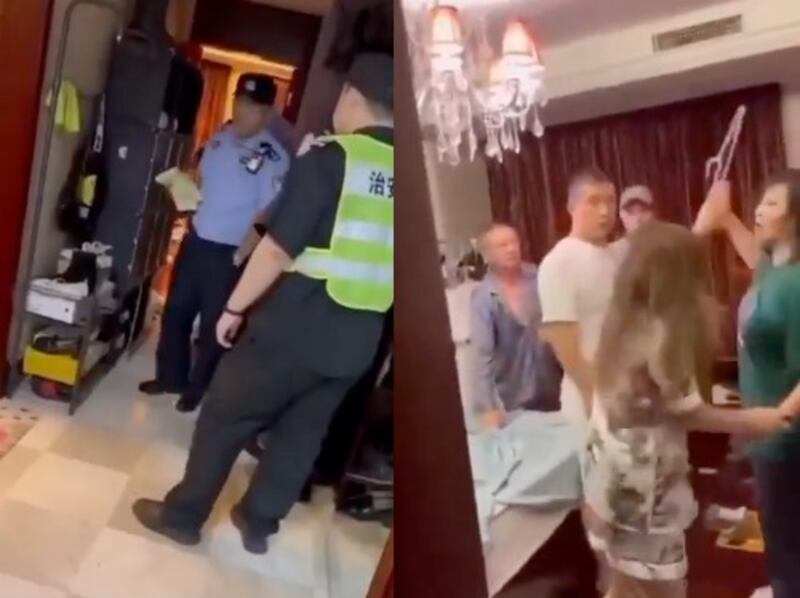 mujer descubre a su esposo con su sobrina y reacciona con agresión