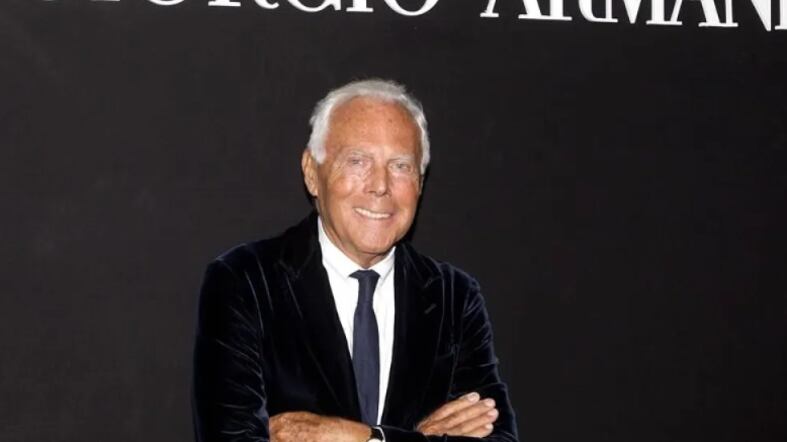 Diseñador Giorgio Armani, el ‘rey’ de la moda italiana