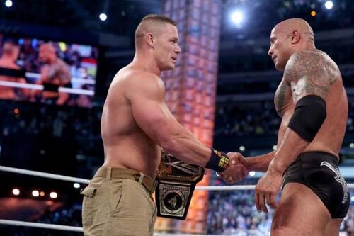 La amistad que tienen John Cena y Dwayne Johnson fuera del cuadrilátero