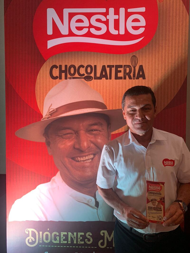 “Nestlé Chocolatería”, un producto que rinde homenaje a los cacaoteros ecuatorianos.