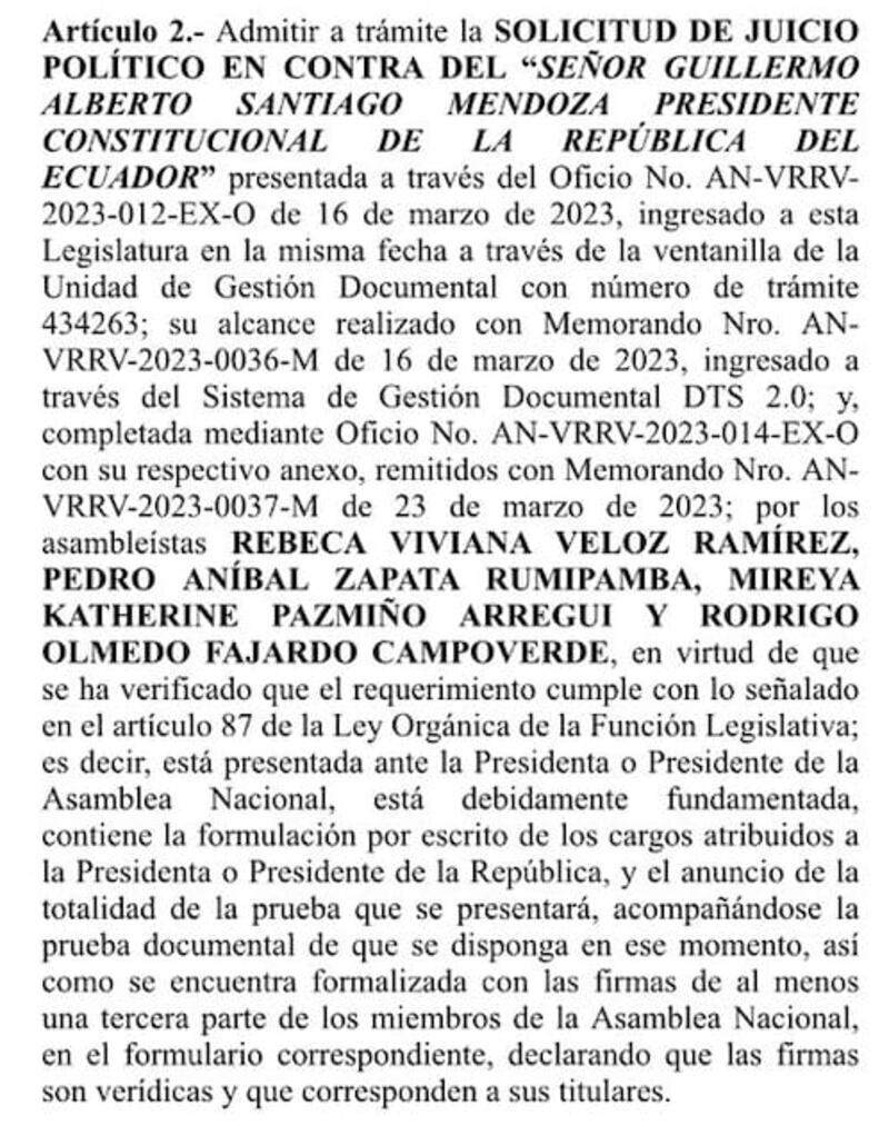 juicio político