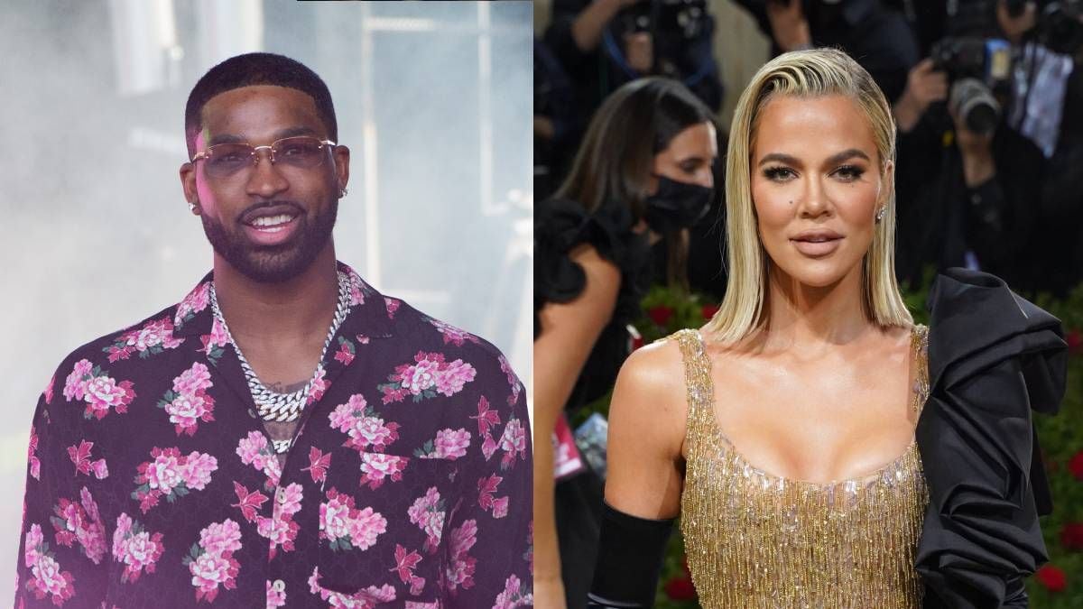 khloe Kardashian y Trsitan Thompson.