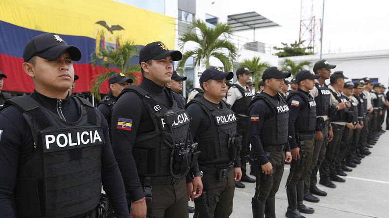 Presidente Daniel Noboa lidera acciones de seguridad desde Manta