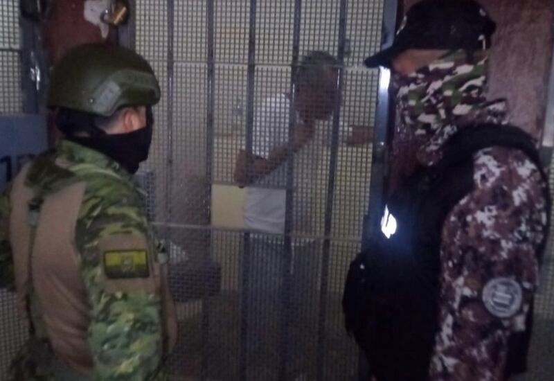 Jorge Glas ya en La Roca